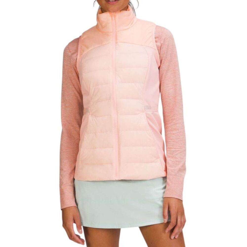 Lululemon Down for It All Vest Pink Mist